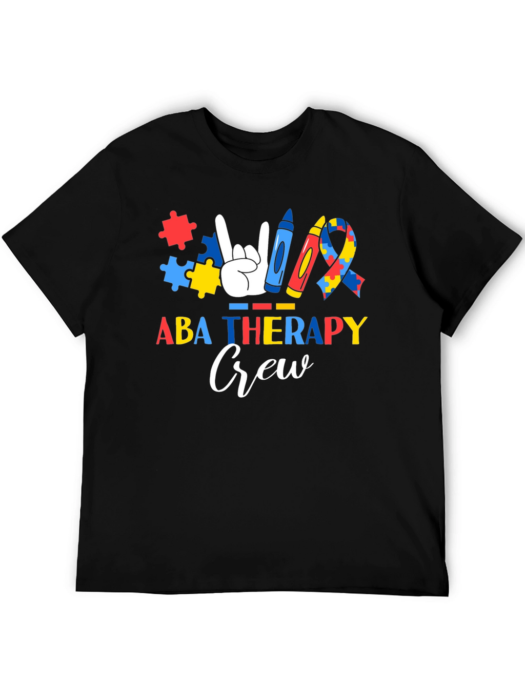ABA Therapy Crew Autism Awareness T-Shirt