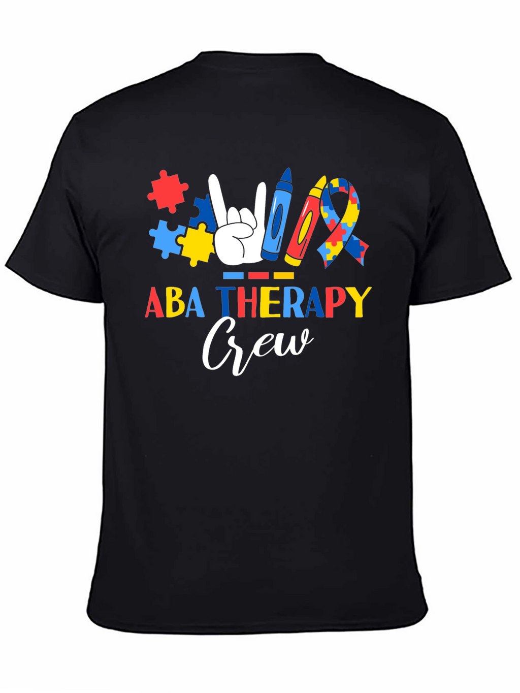 ABA Therapy Crew Autism Awareness T-Shirt