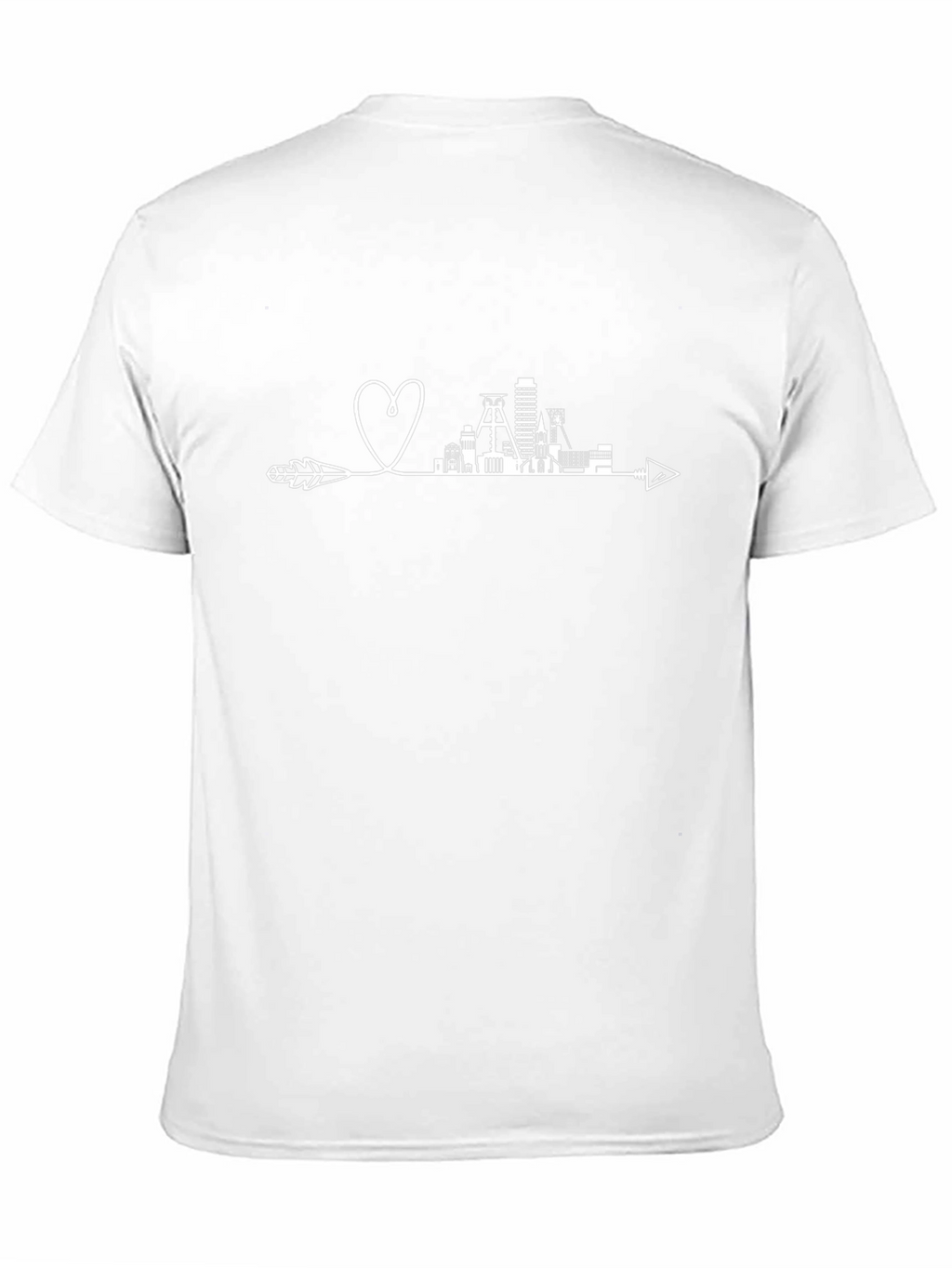 Coal Mine Heart Arrow T-Shirt - Black