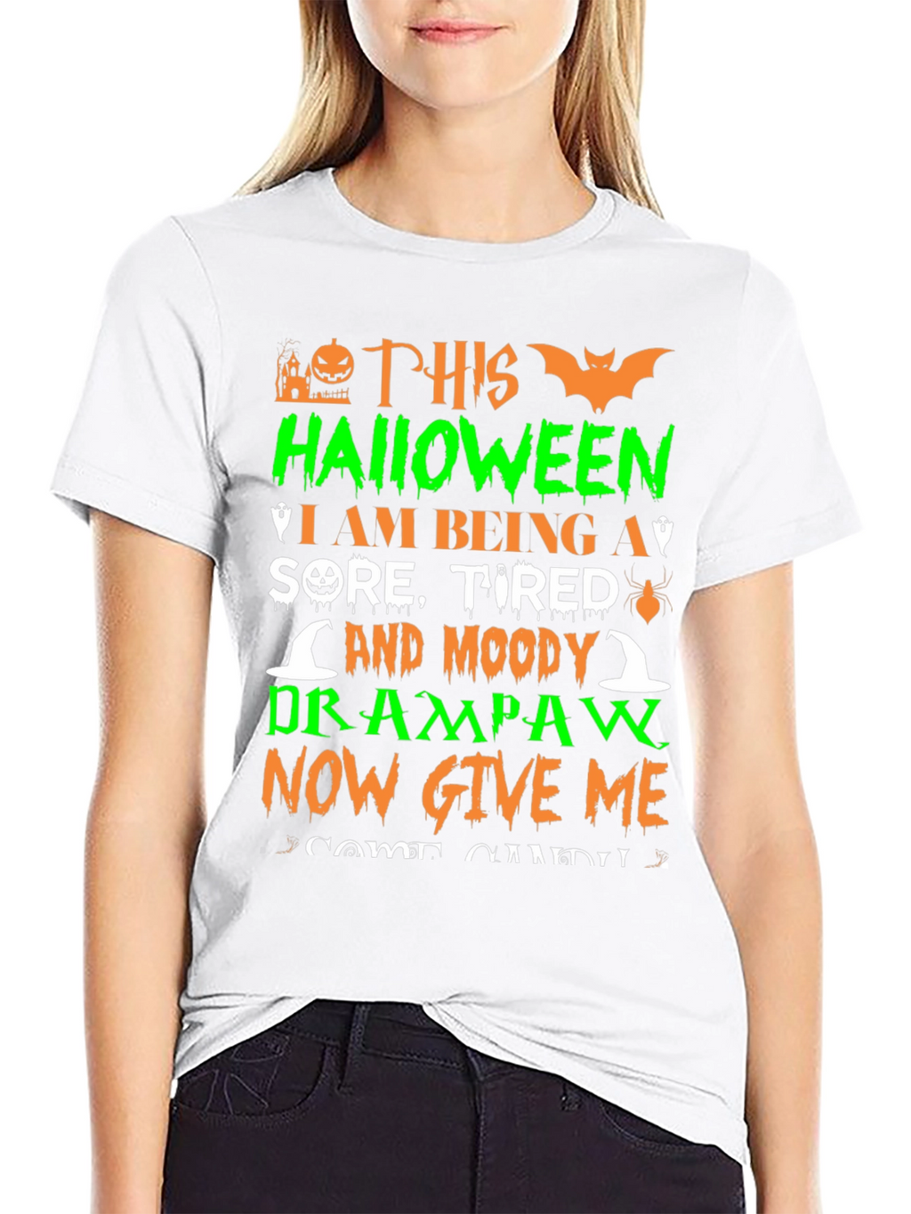 Halloween Sore Tired Drampaw T-Shirt