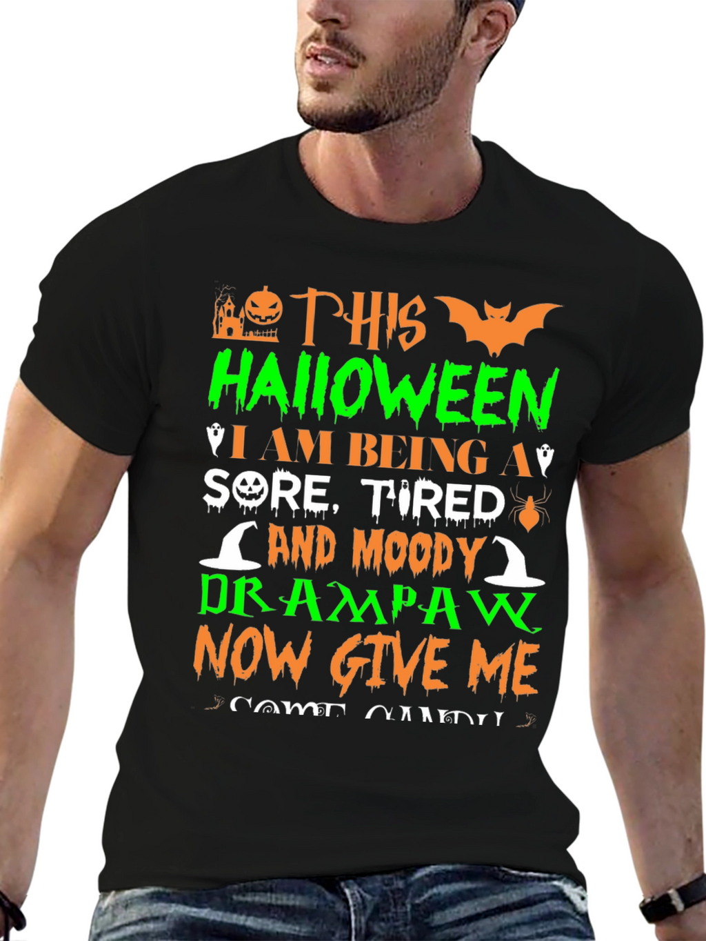 Halloween Sore Tired Drampaw T-Shirt