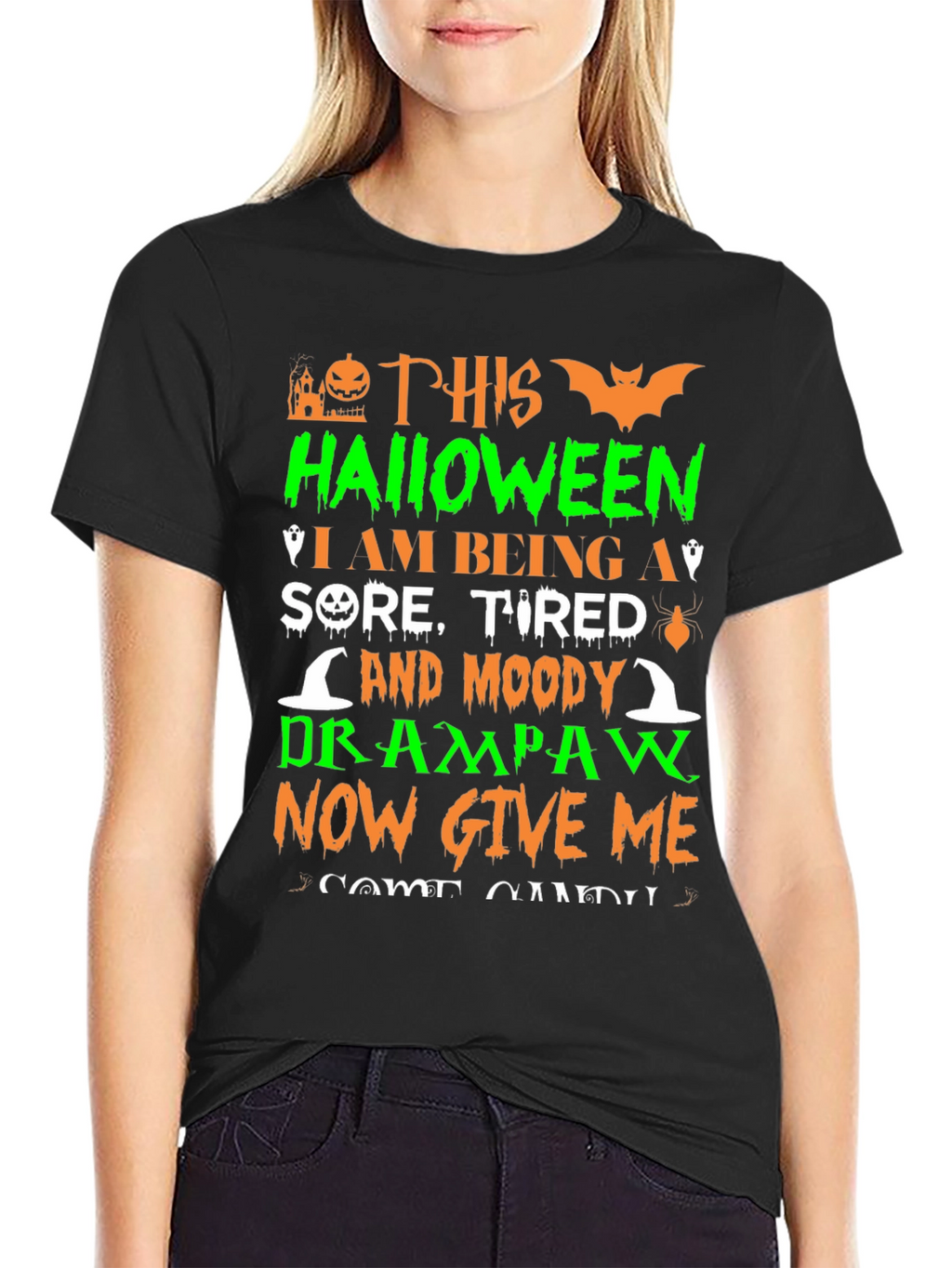 Halloween Sore Tired Drampaw T-Shirt
