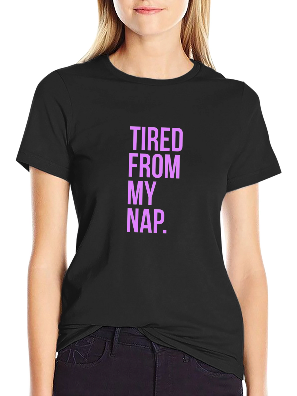 Tired From My Nap Funny Graphic T-Shirt