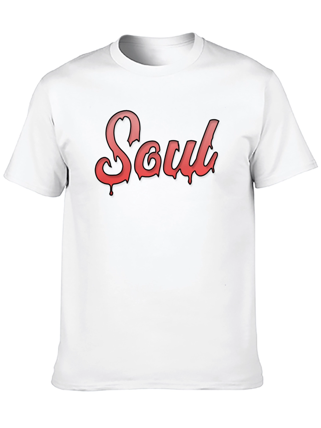 Soul Drip Graphic T-Shirt - Trendy Black Tee