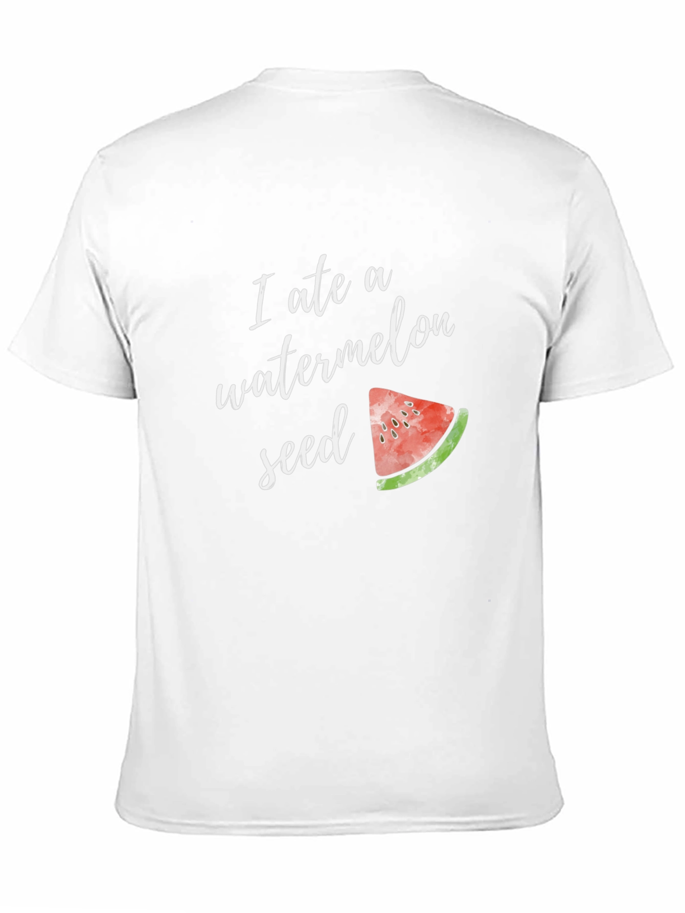 Funny Watermelon Seed T-Shirt - Unisex Cotton Tee