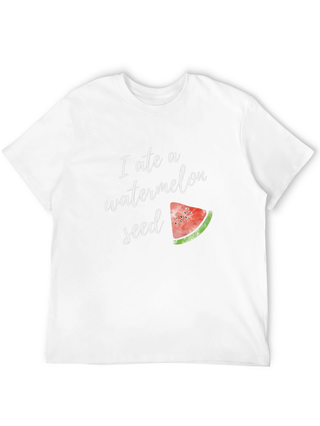 Funny Watermelon Seed T-Shirt - Unisex Cotton Tee