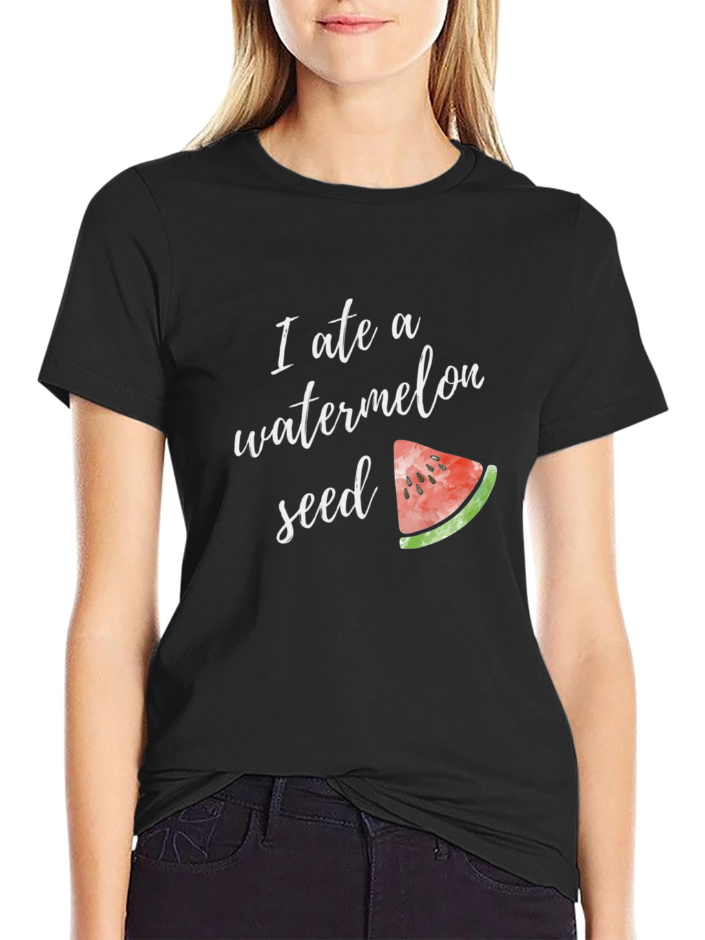 Funny Watermelon Seed T-Shirt - Unisex Cotton Tee