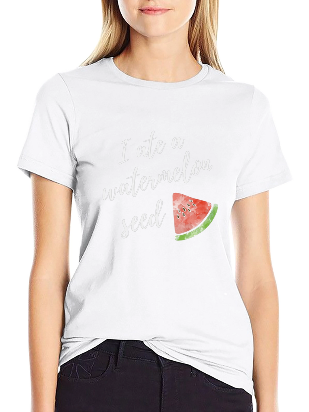 Funny Watermelon Seed T-Shirt - Unisex Cotton Tee