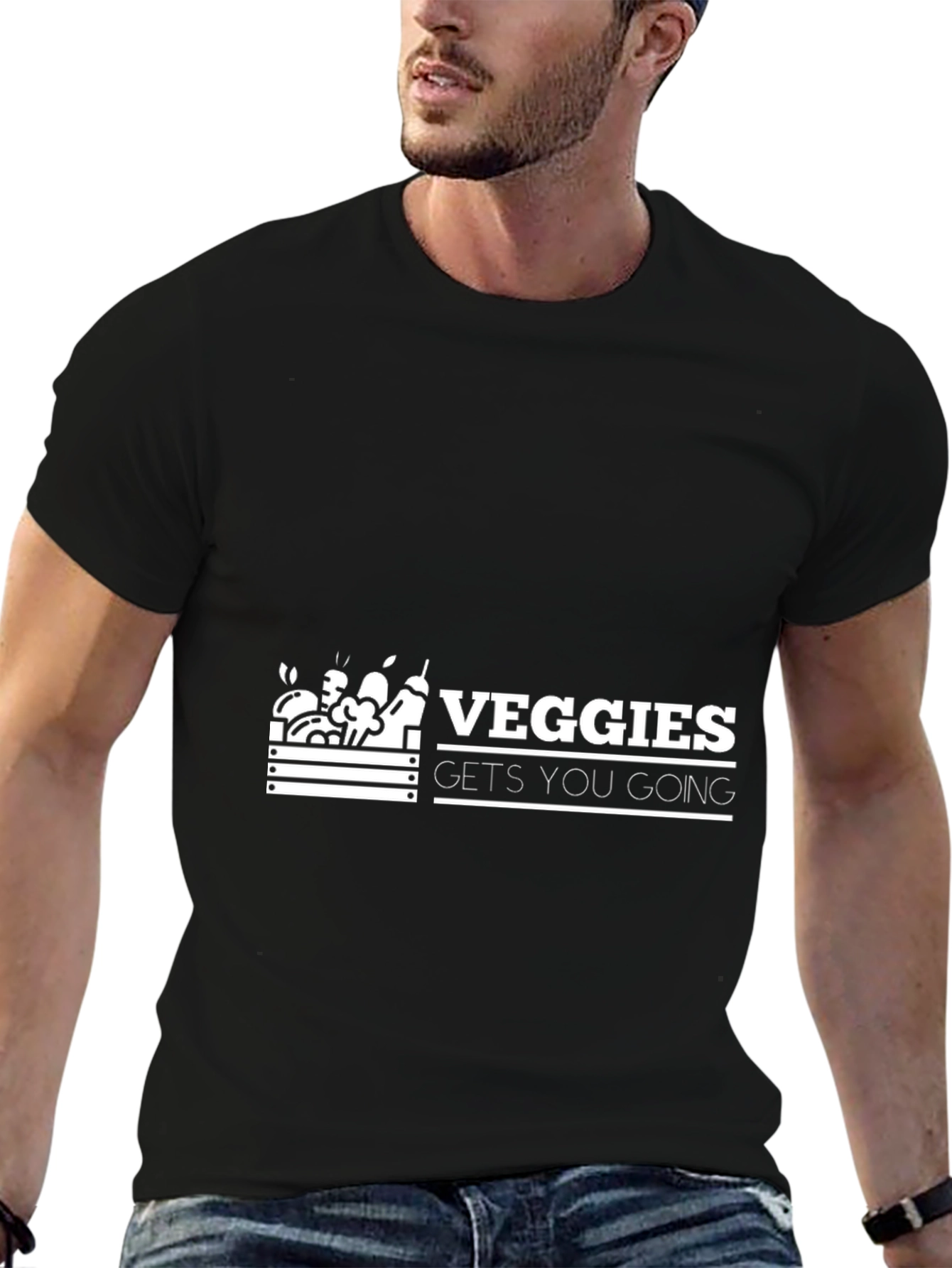 Veggies Gets You Going Graphic T-Shirt