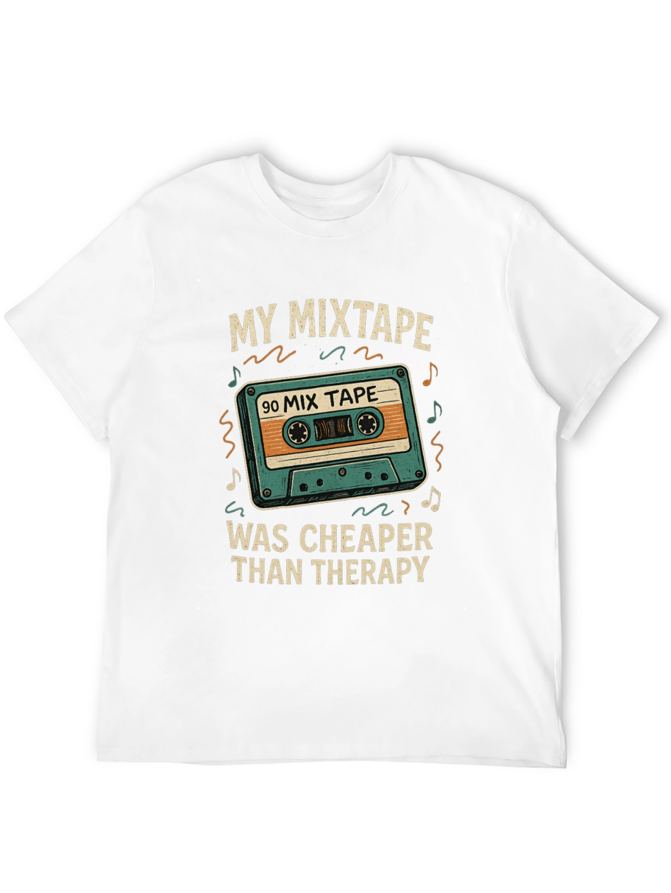 My Mixtape Cheaper Than Therapy Black T-Shirt