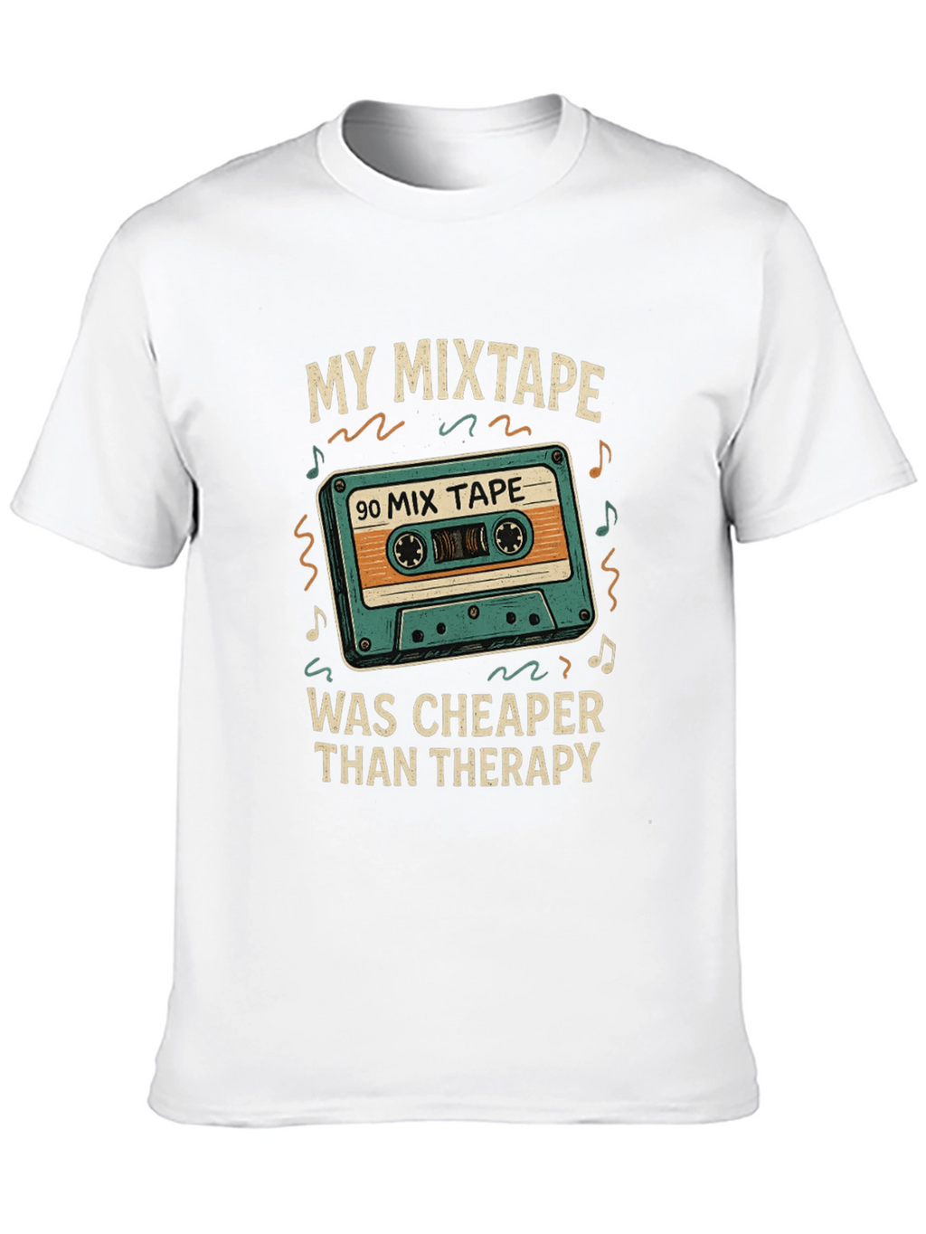 My Mixtape Cheaper Than Therapy Black T-Shirt