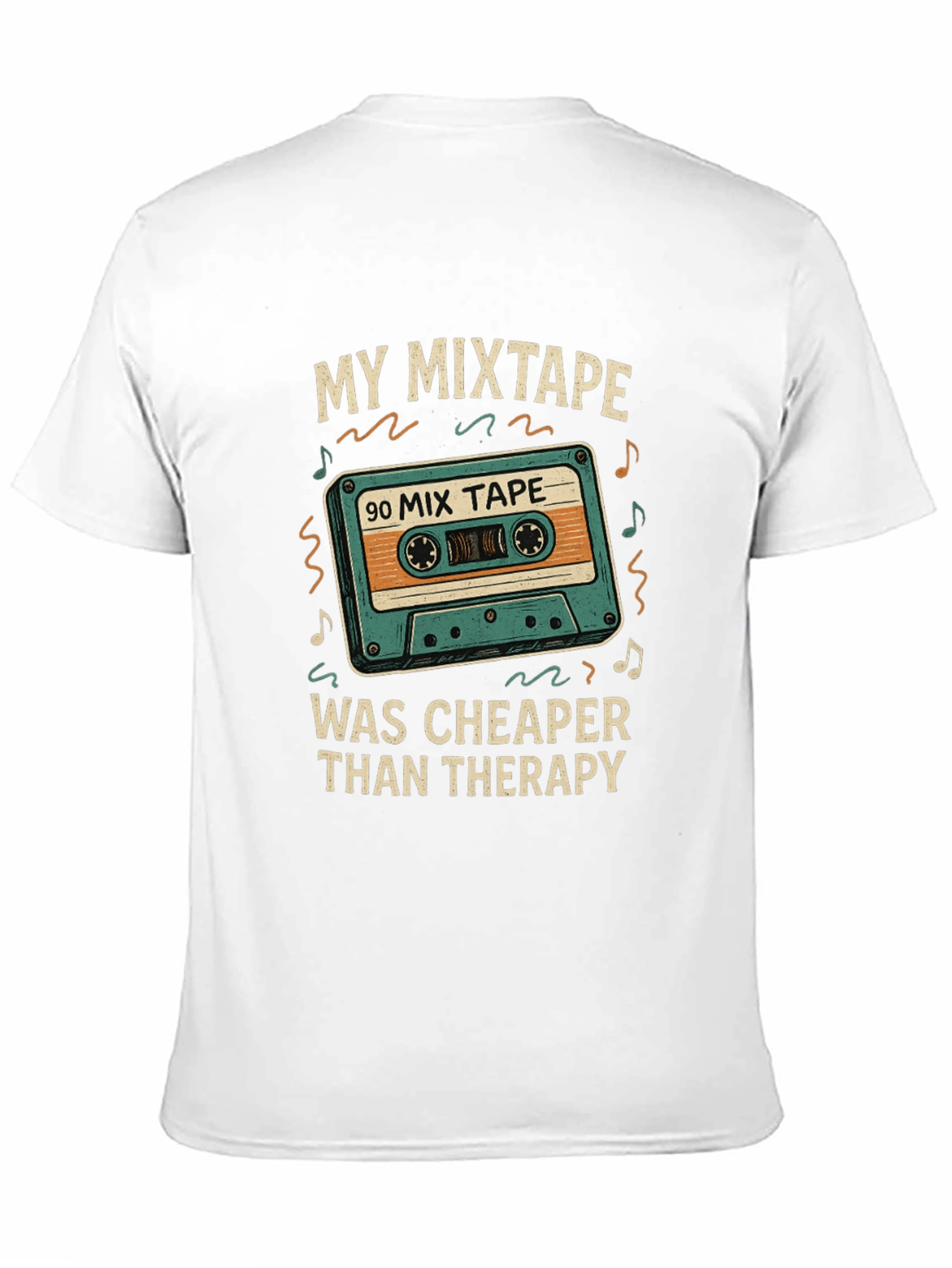 My Mixtape Cheaper Than Therapy Black T-Shirt