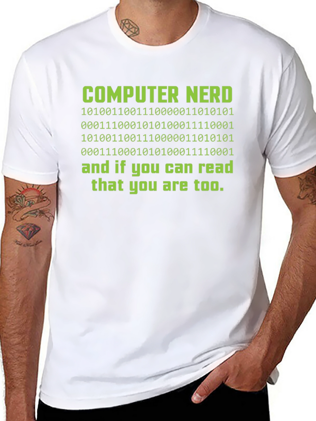 Computer Nerd Binary Code T-Shirt