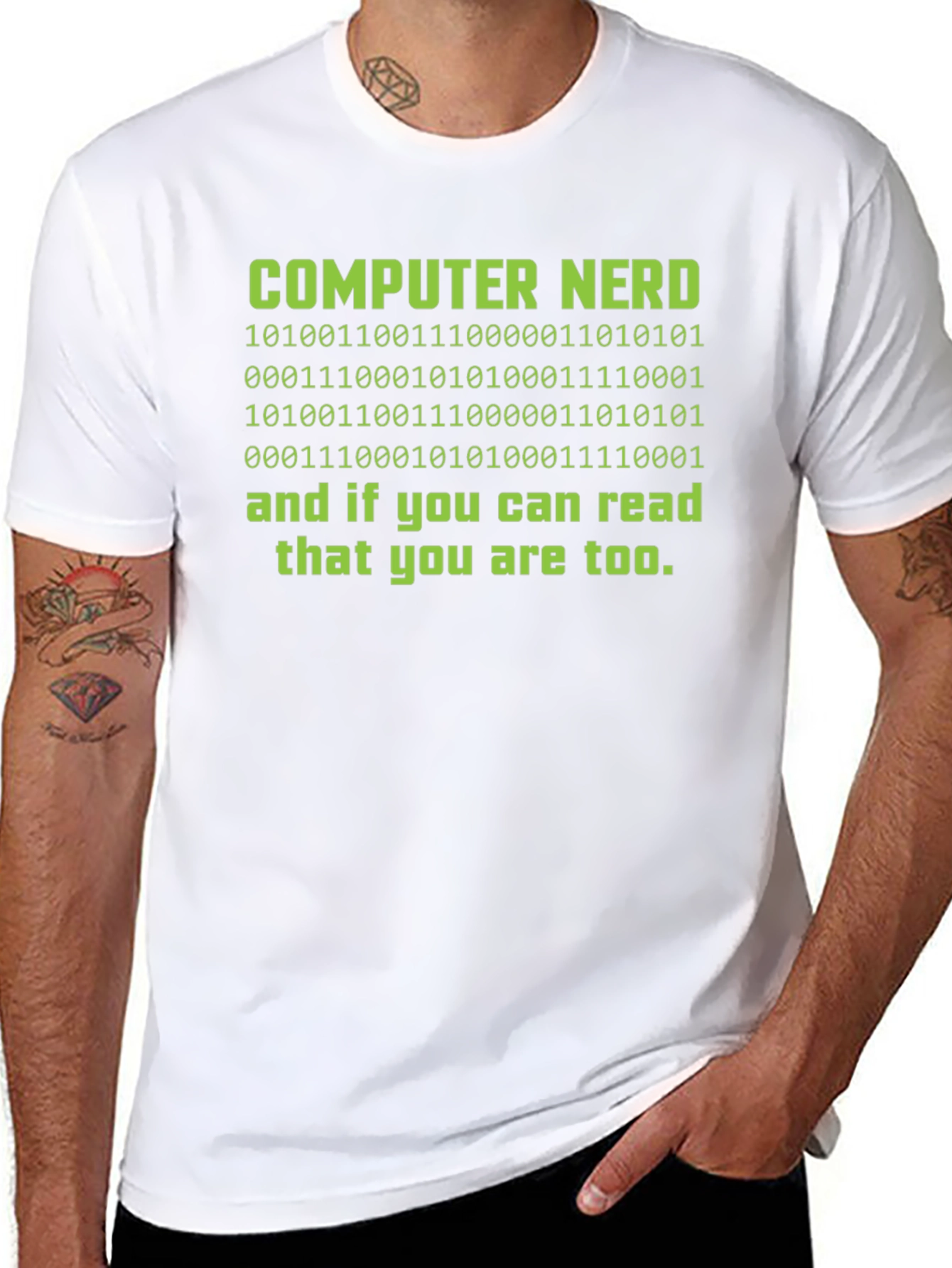 Computer Nerd Binary Code T-Shirt