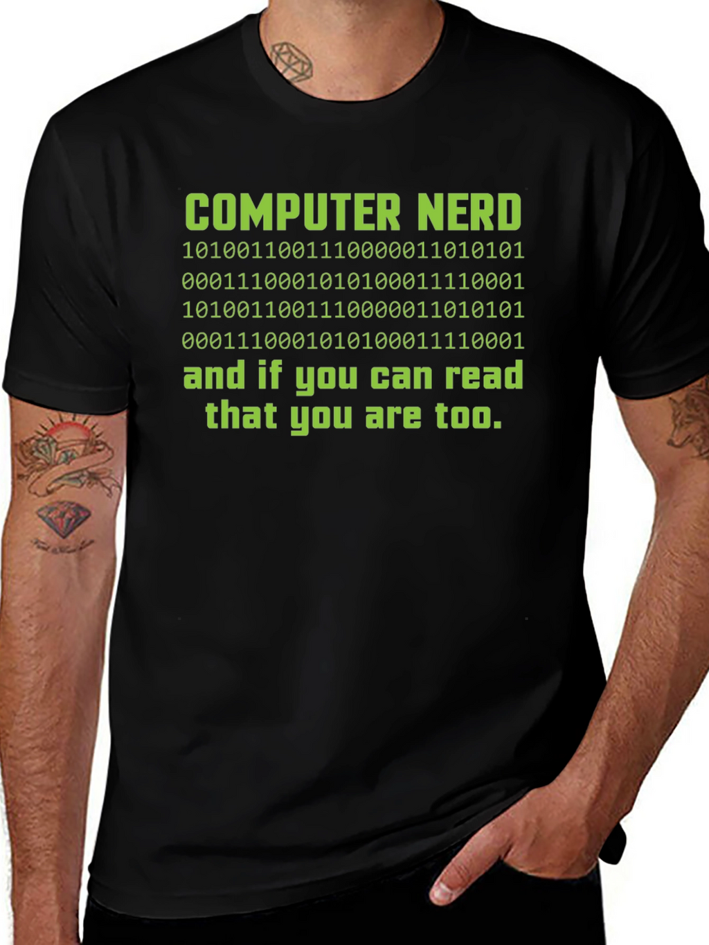 Computer Nerd Binary Code T-Shirt
