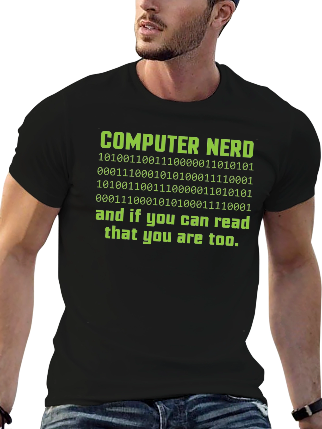 Computer Nerd Binary Code T-Shirt