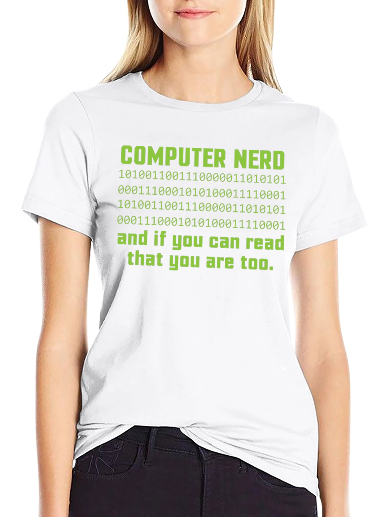 Computer Nerd Binary Code T-Shirt