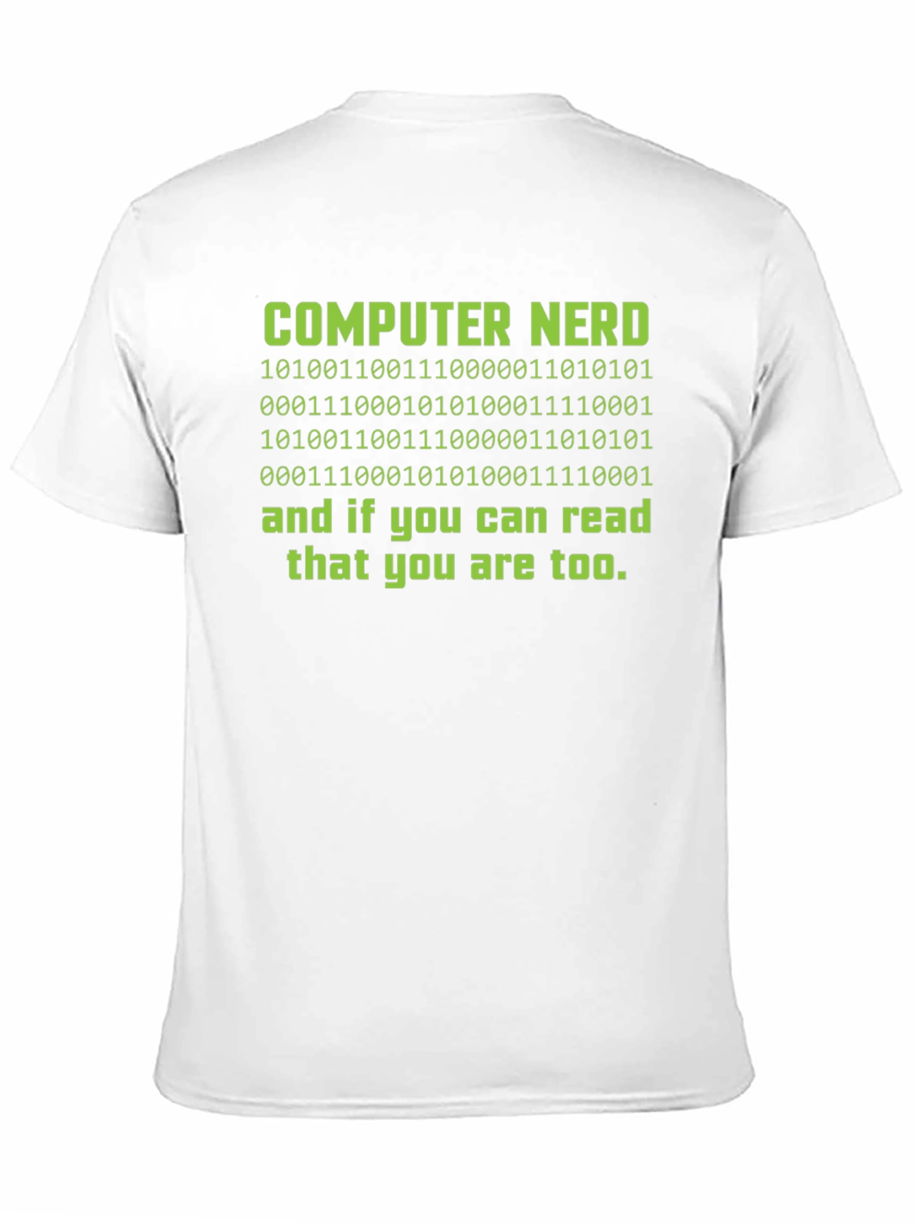 Computer Nerd Binary Code T-Shirt