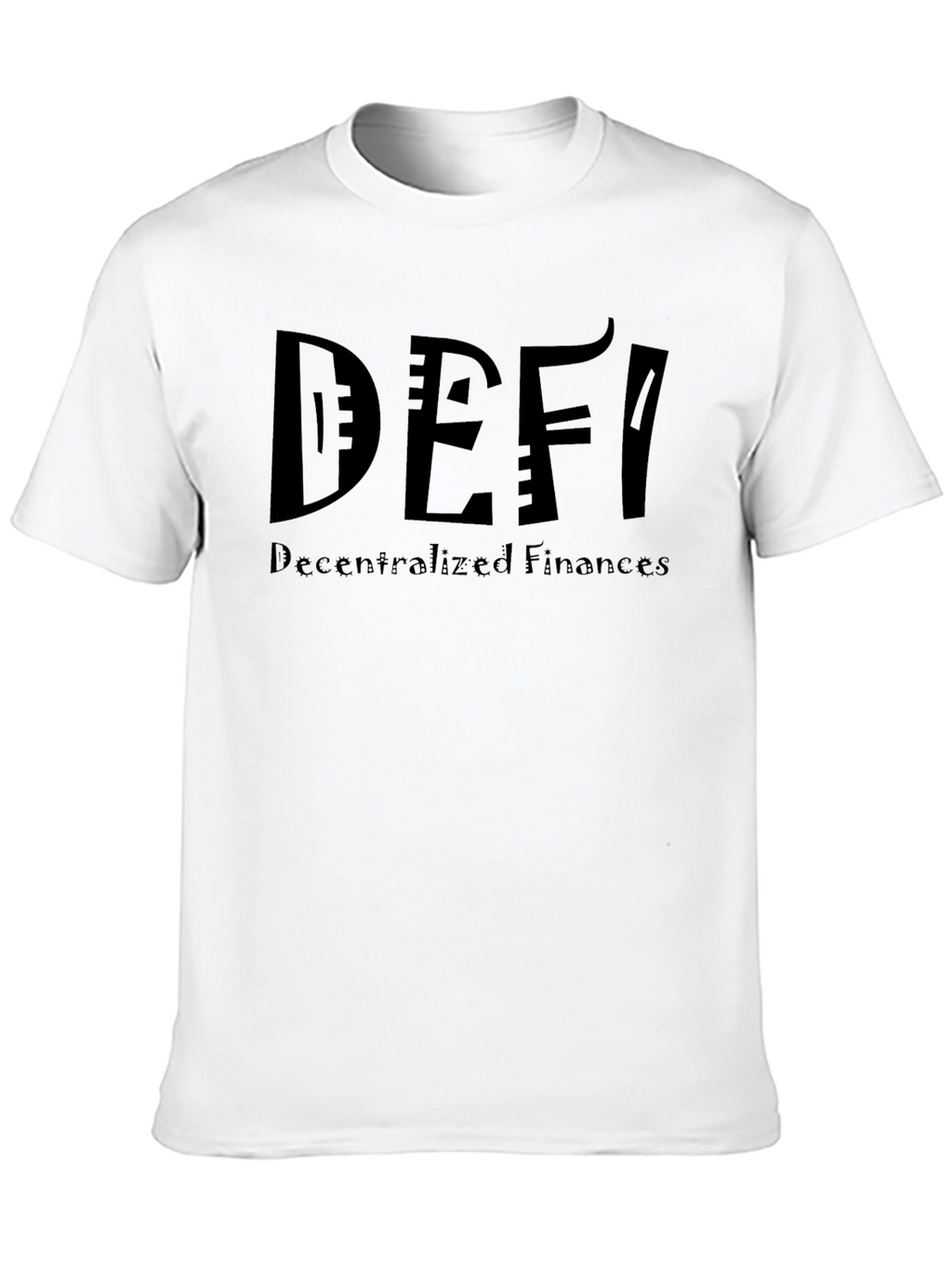 DeFi Decentralized Finances Black T-Shirt