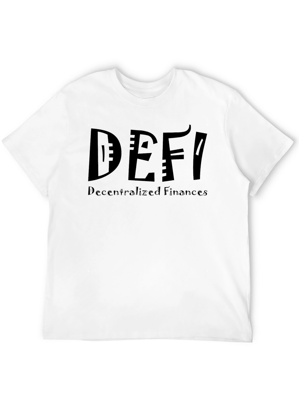 DeFi Decentralized Finances Black T-Shirt