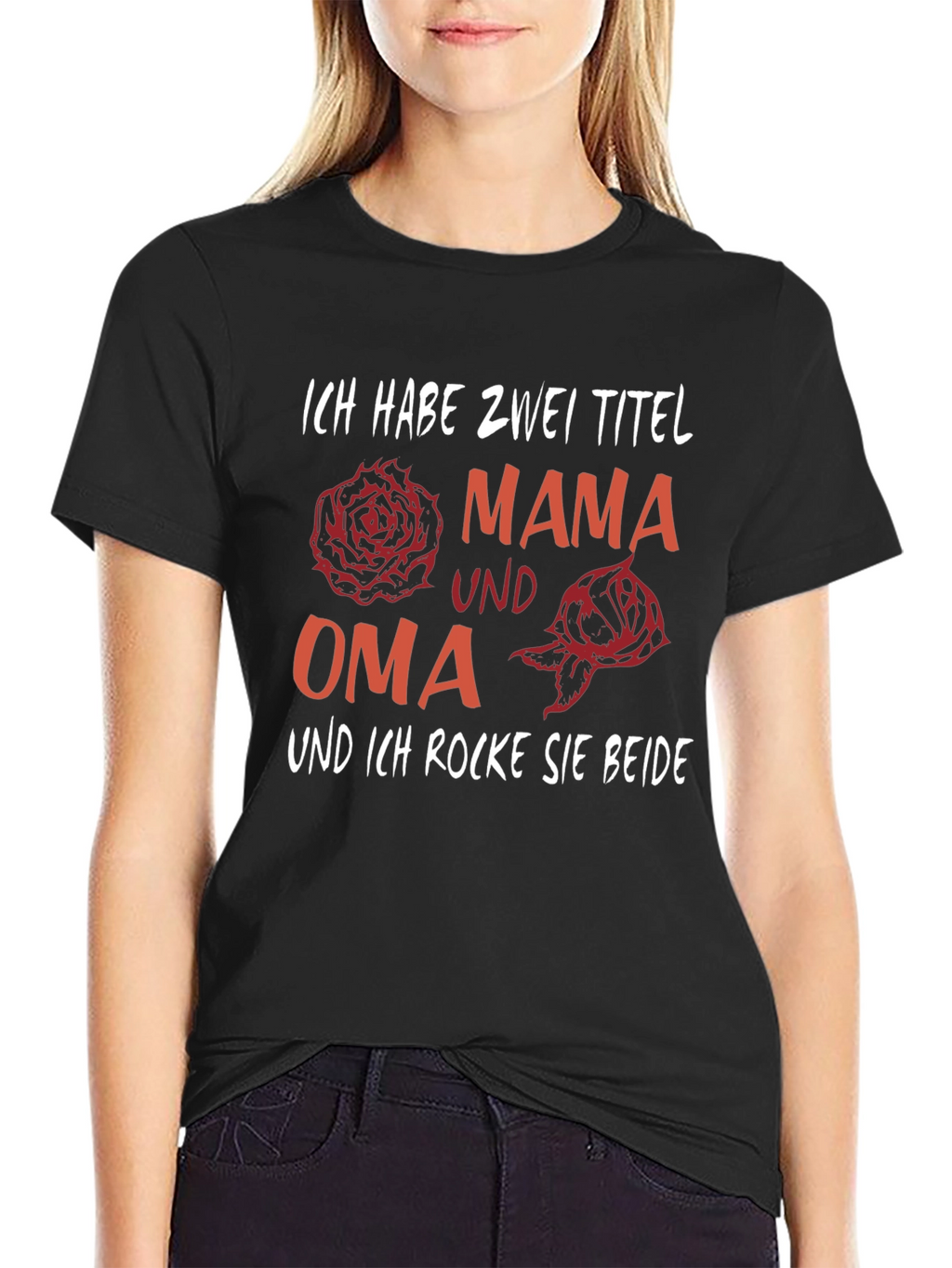 Ich Habe Zwei Titel Mama Und Oma T-Shirt