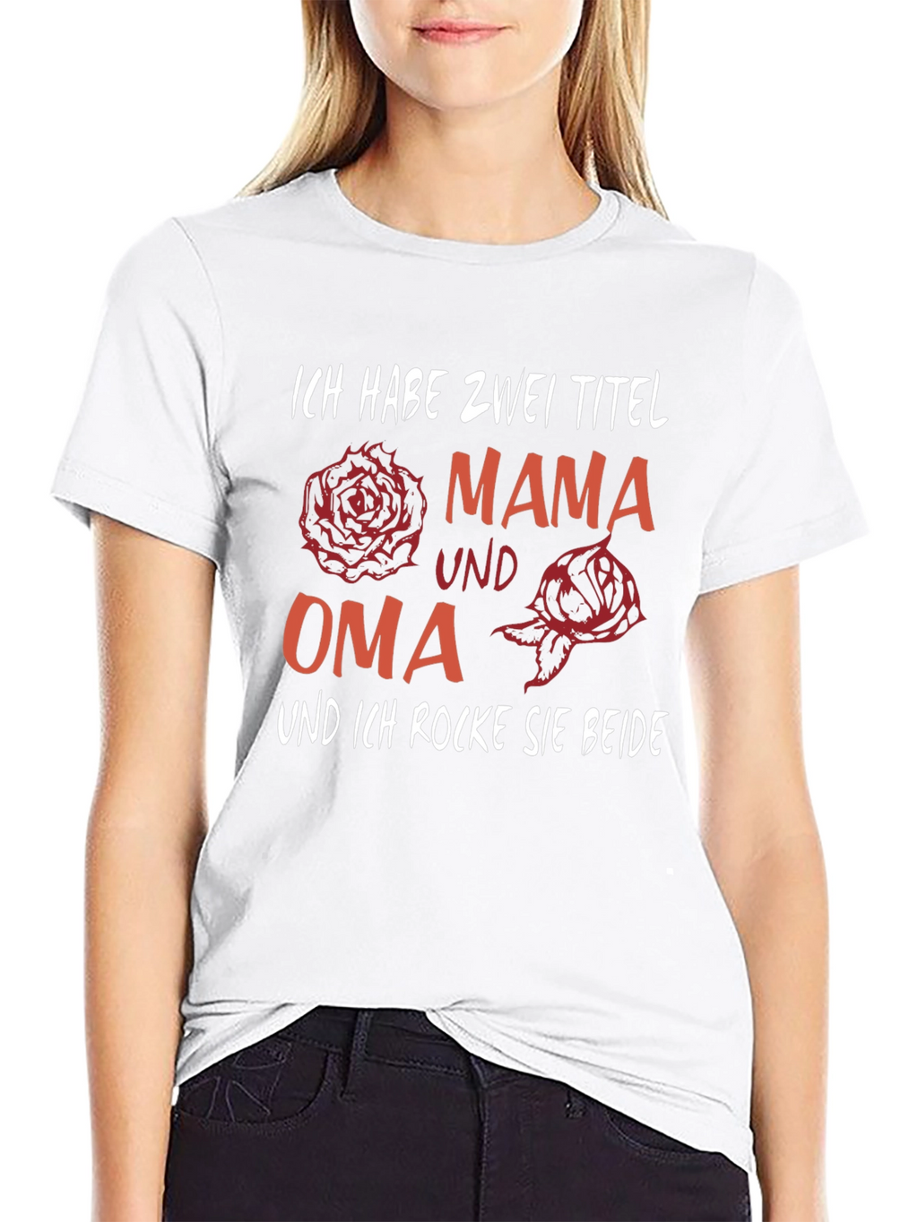 Ich Habe Zwei Titel Mama Und Oma T-Shirt