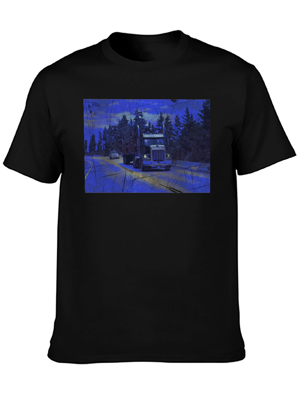 Truck Graphic Tee - Night Drive Design