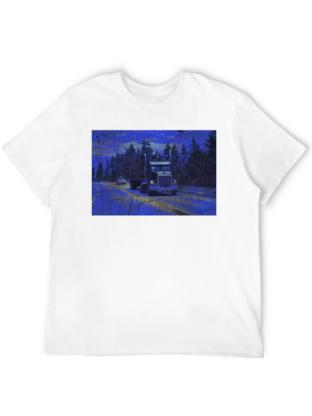 Truck Graphic Tee - Night Drive Design