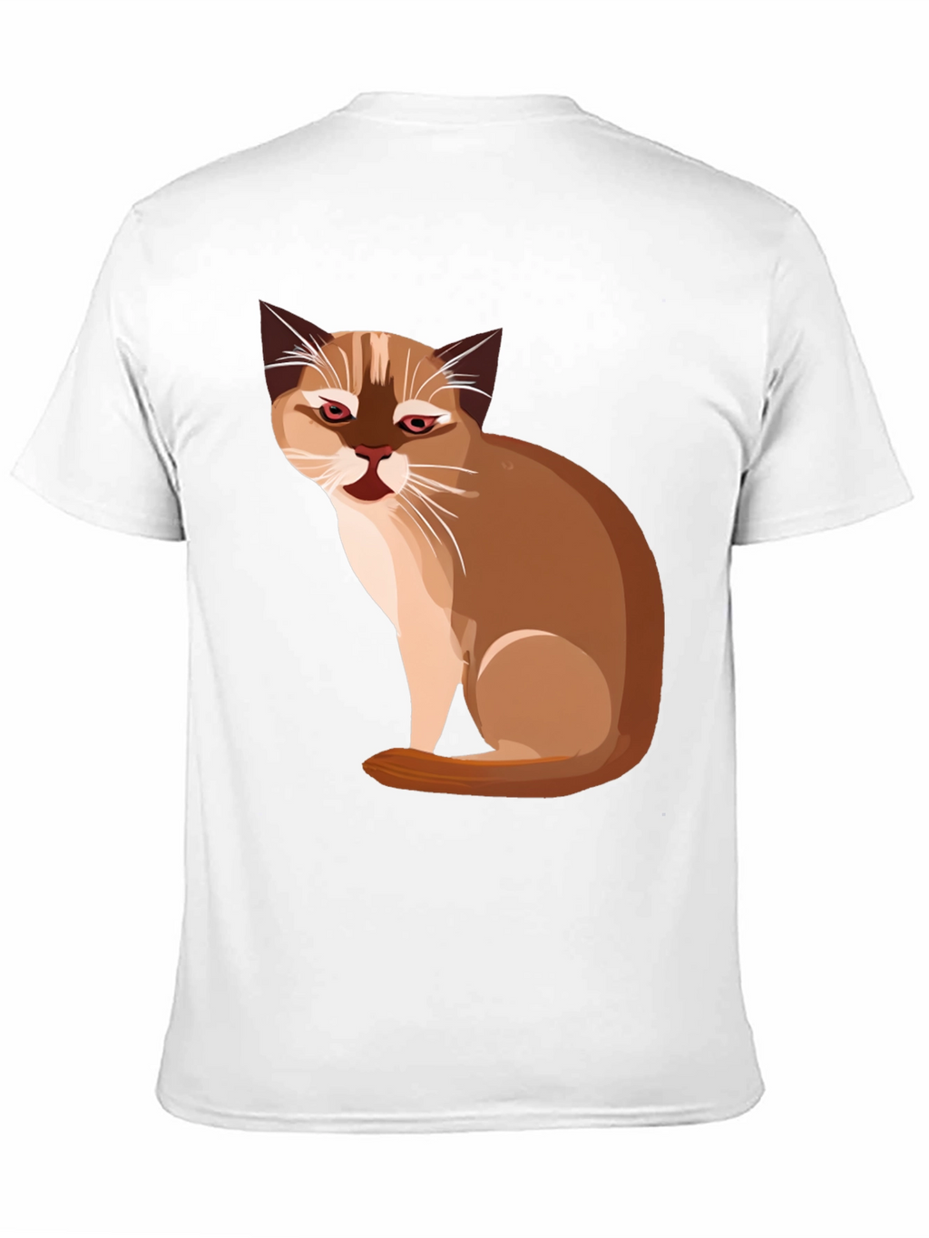 Cat Graphic Black T-Shirt