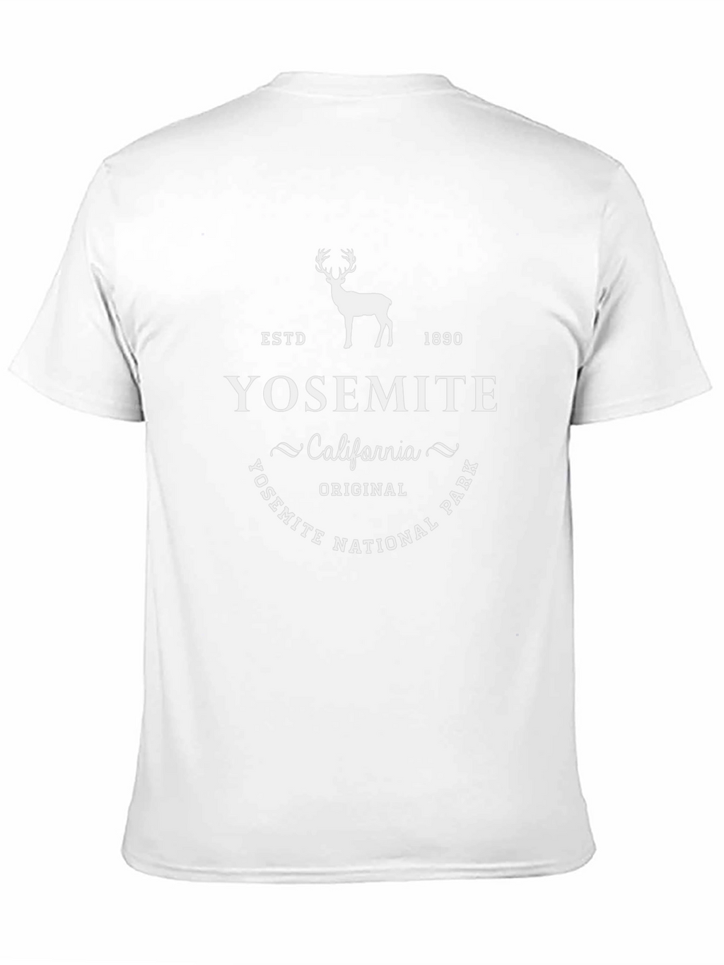 Yosemite National Park Graphic Tee - Black Cotton