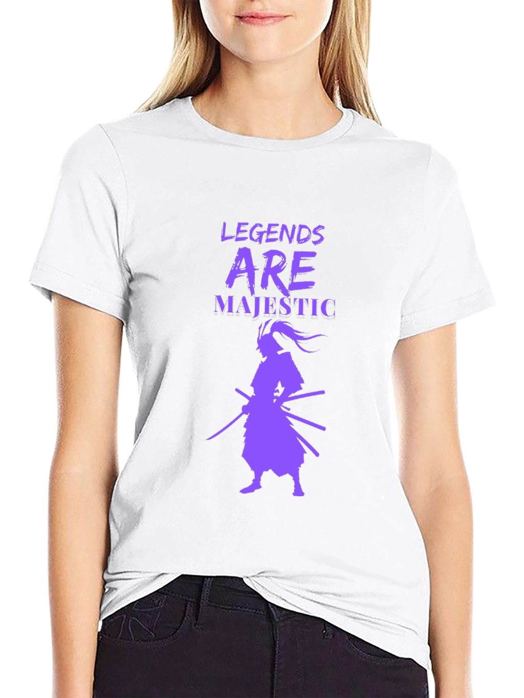 Legends Are Majestic Samurai Graphic T-Shirt