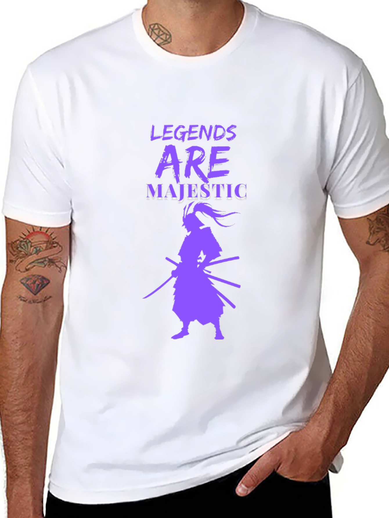 Legends Are Majestic Samurai Graphic T-Shirt