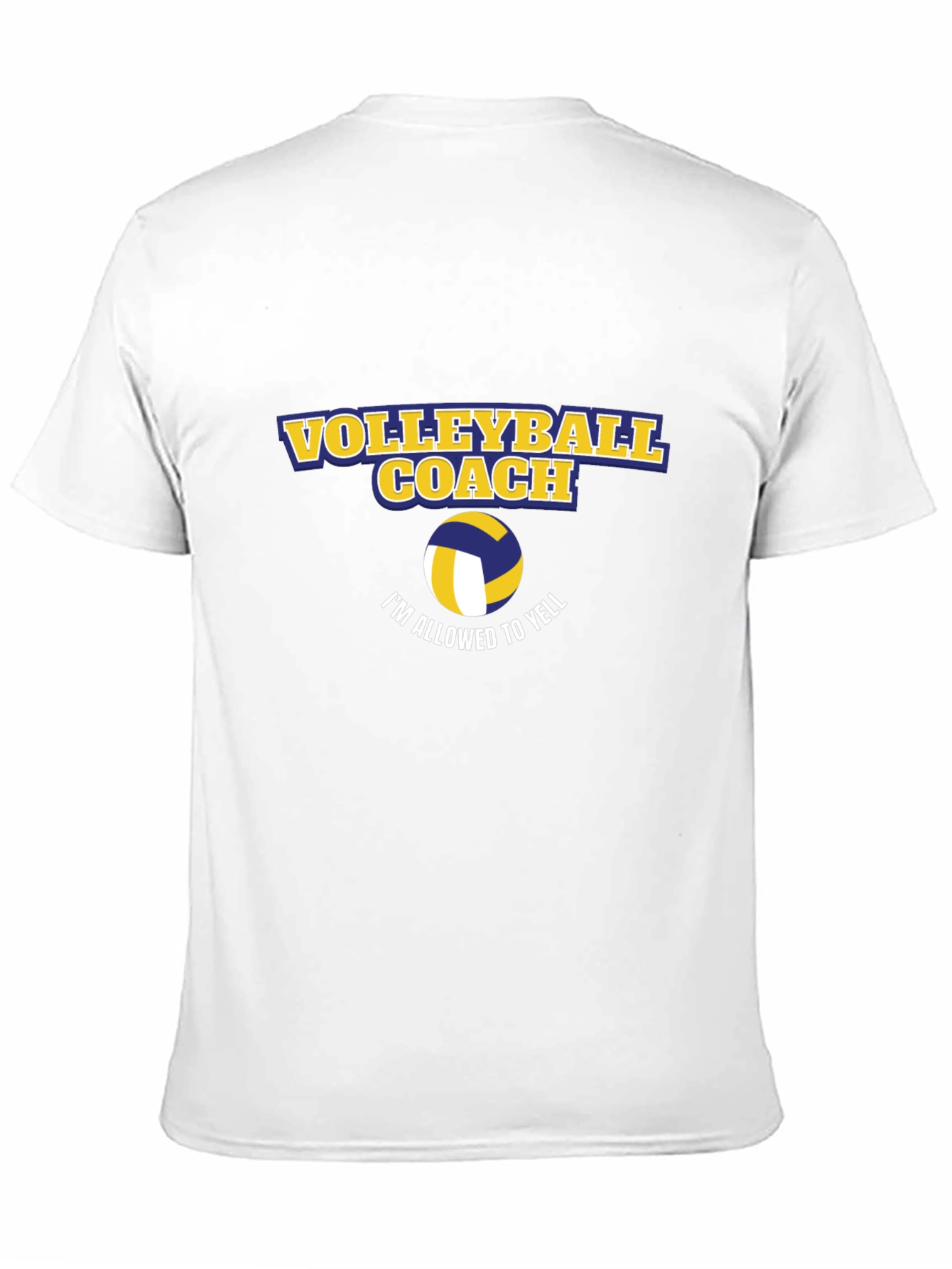 Volleyball Coach T-Shirt - Im Allowed To Yell