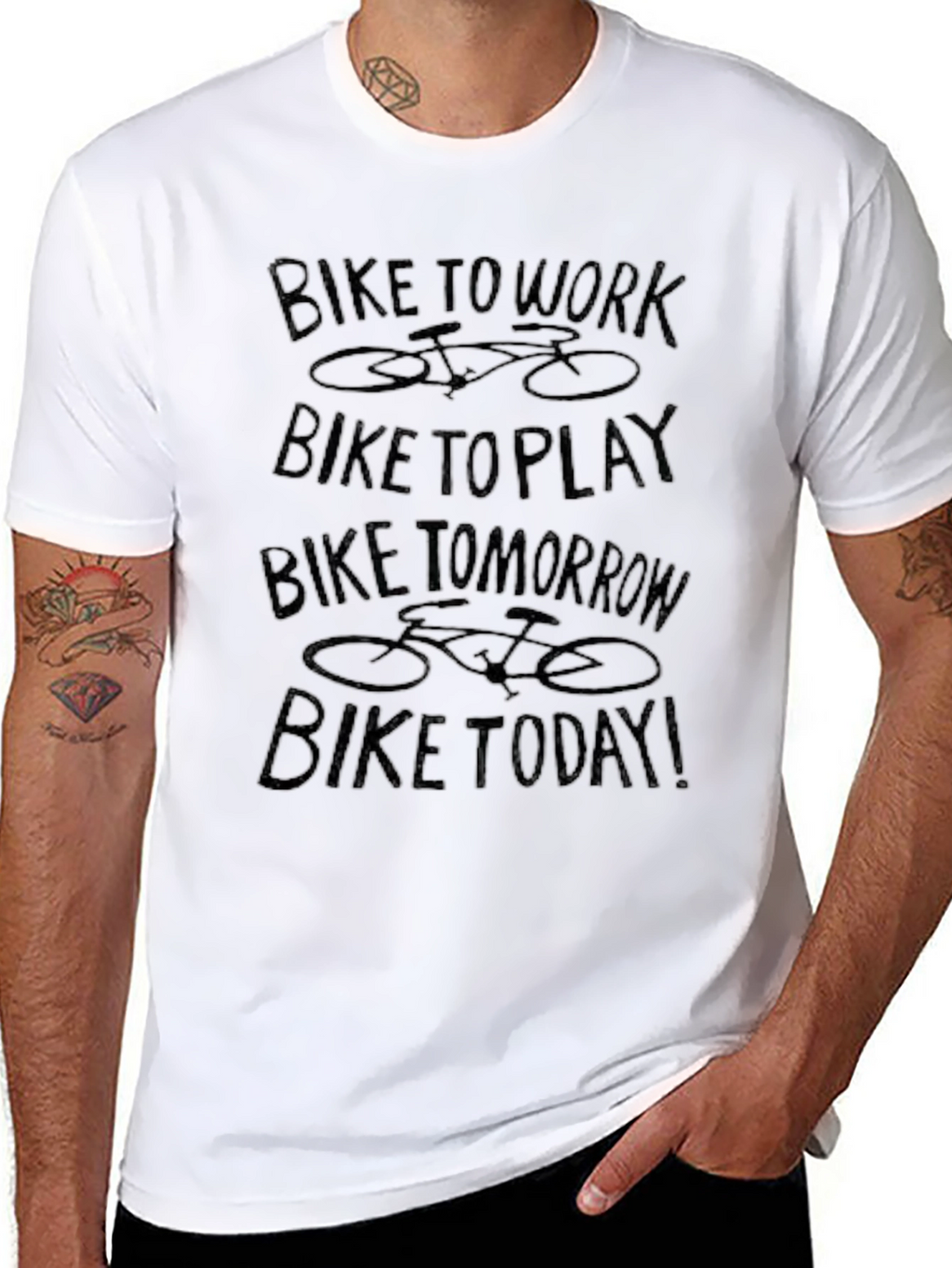 Bike To Work Graphic T-Shirt