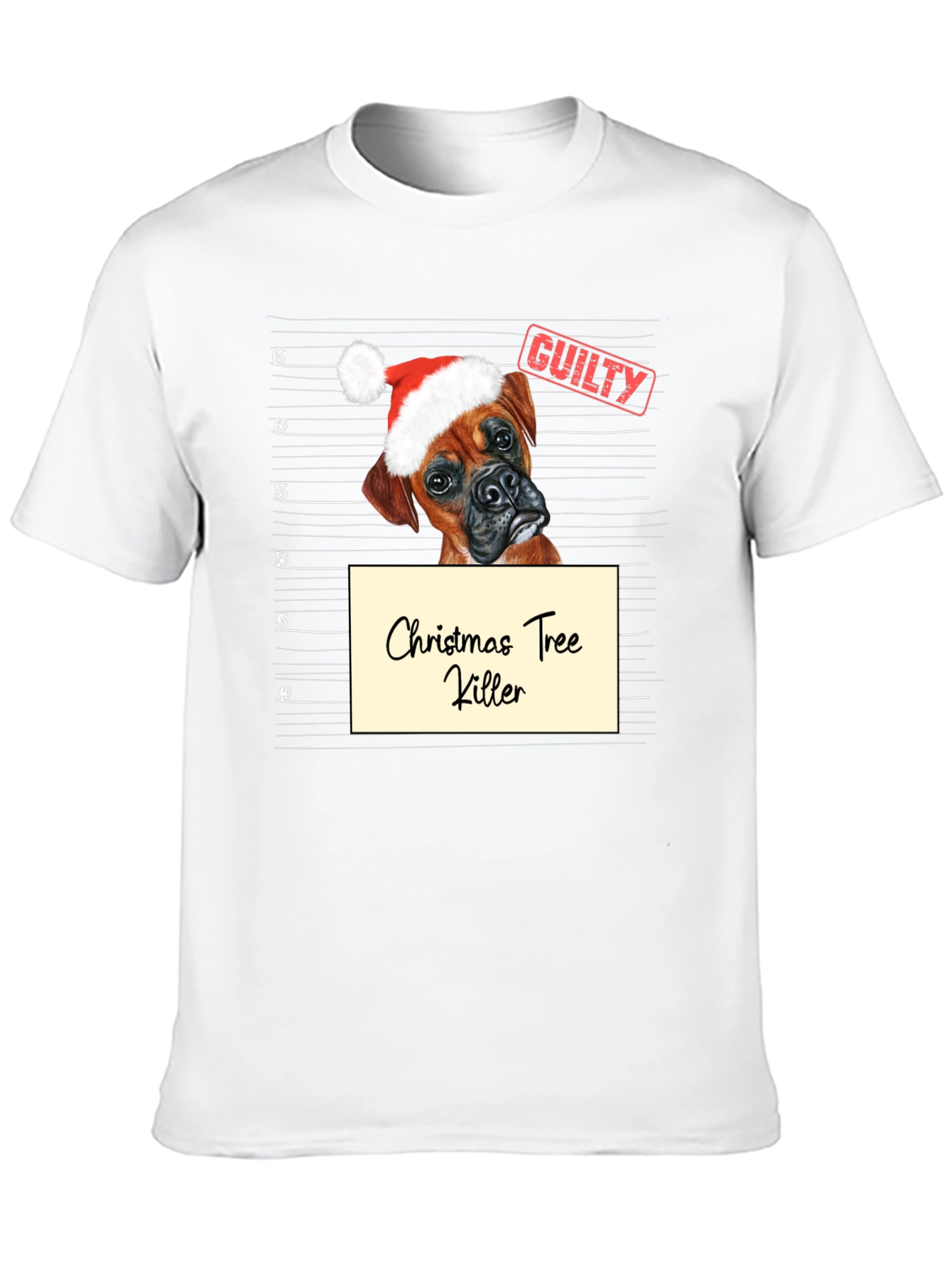 Christmas Tree Killer Dog T-Shirt