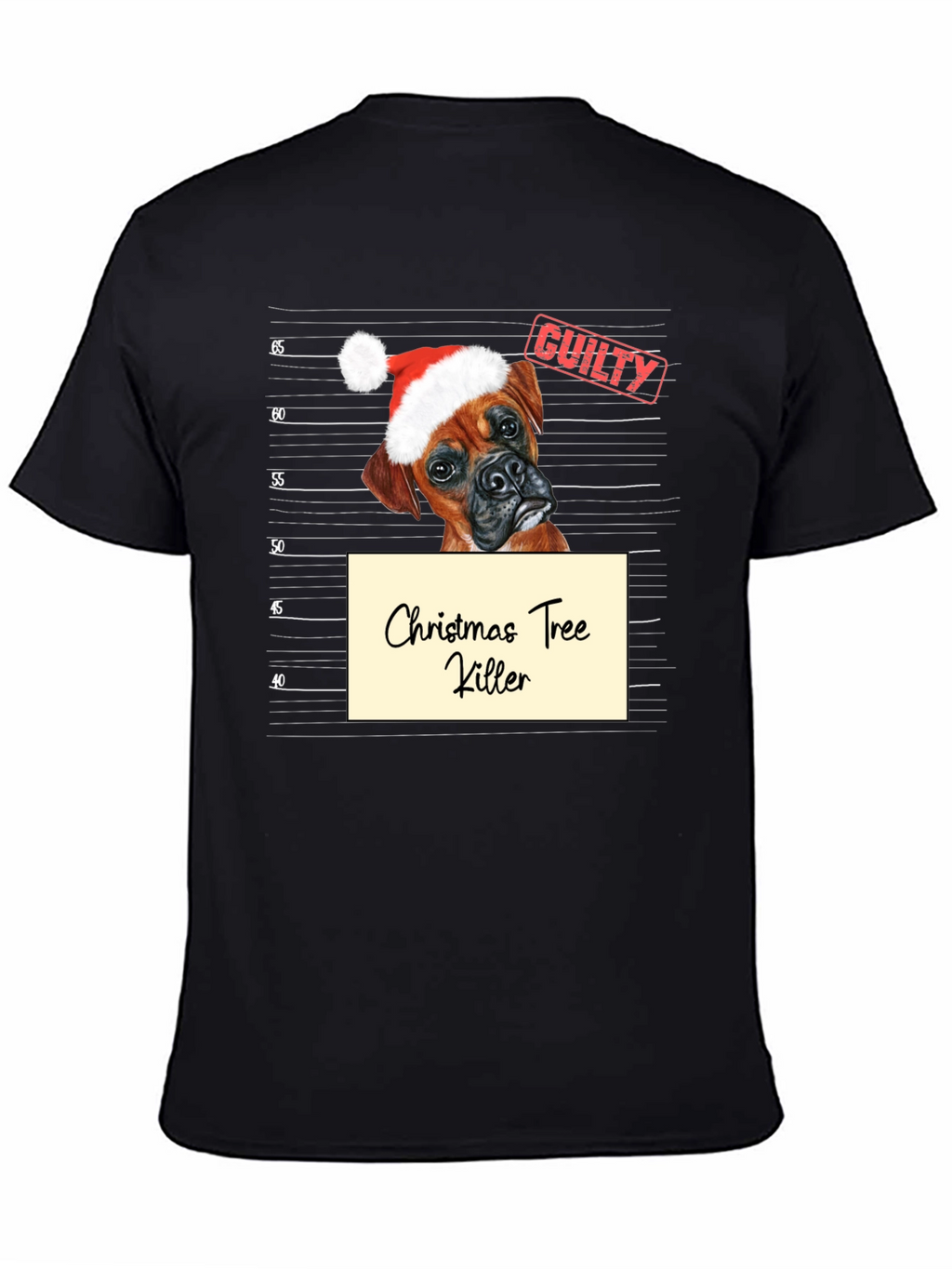 Christmas Tree Killer Dog T-Shirt