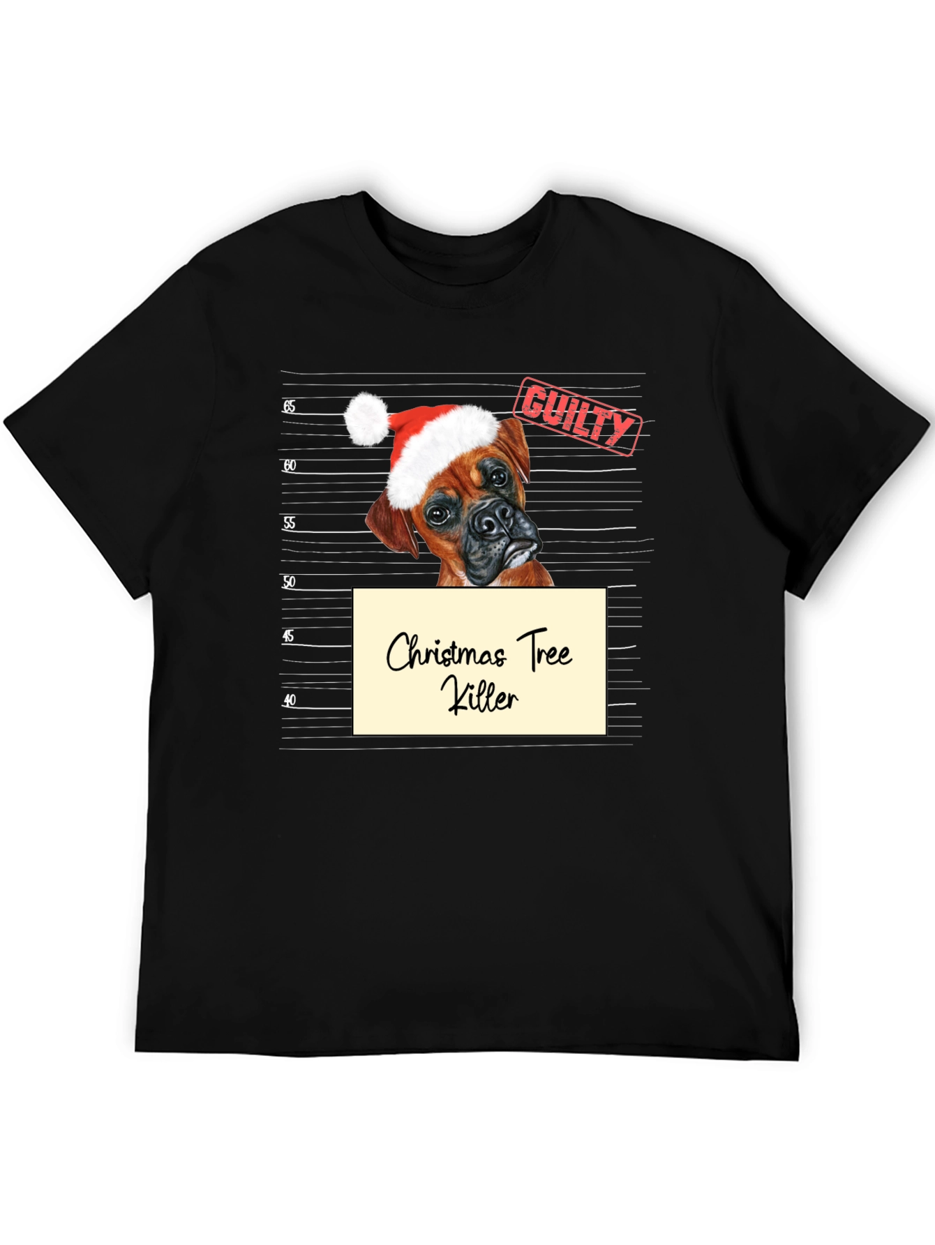 Christmas Tree Killer Dog T-Shirt