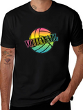 Volleyball Graphic T-Shirt - Trendy Sportswear