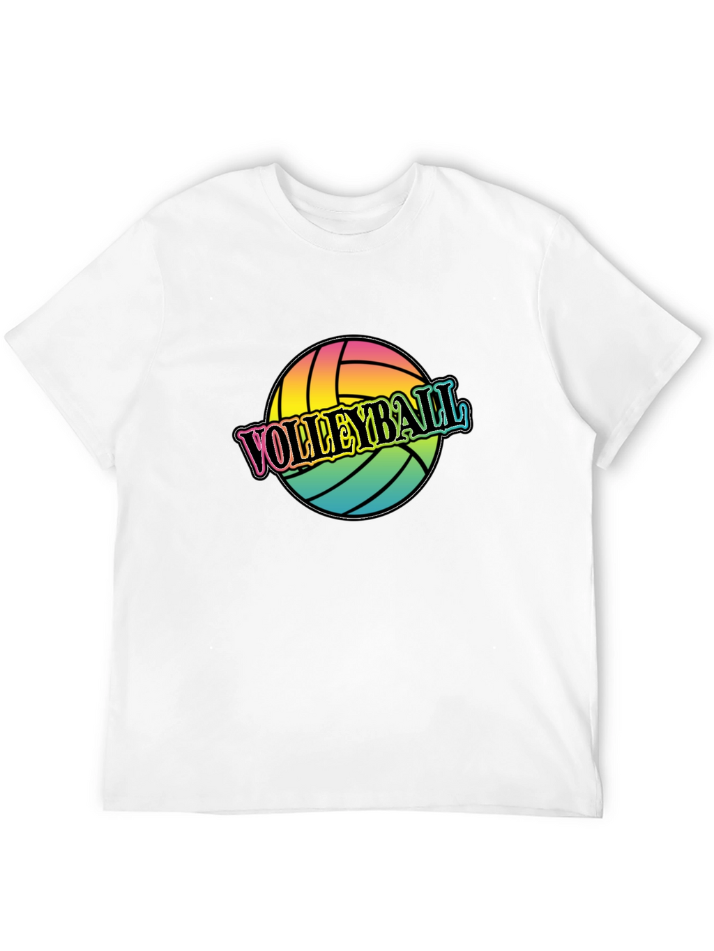 Volleyball Graphic T-Shirt - Trendy Sportswear