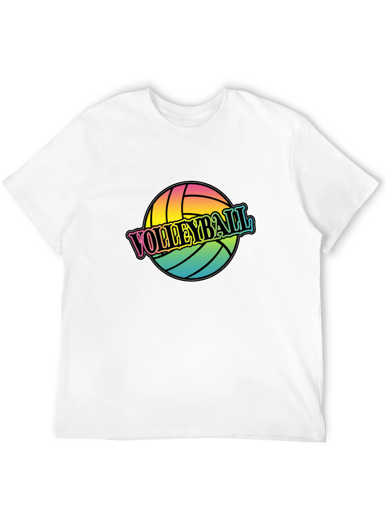 Volleyball Graphic T-Shirt - Trendy Sportswear