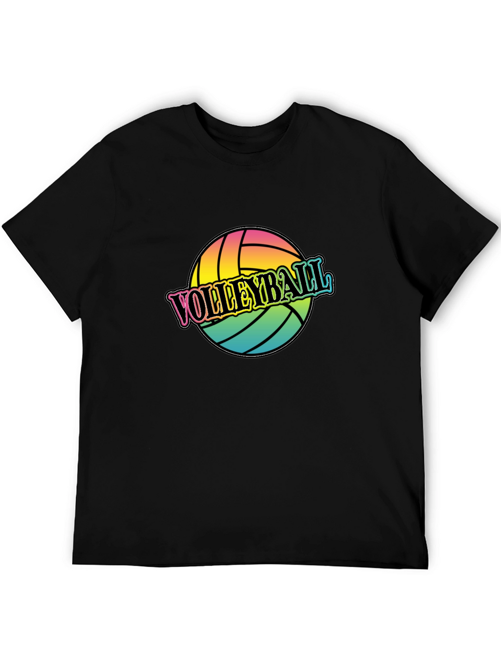 Volleyball Graphic T-Shirt - Trendy Sportswear