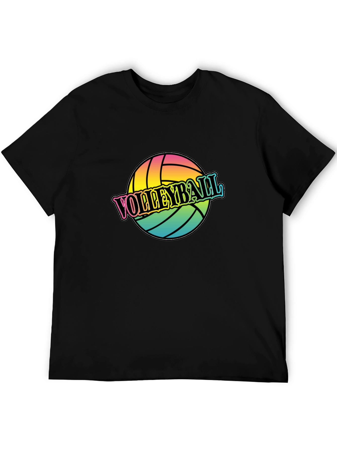 Volleyball Graphic T-Shirt - Trendy Sportswear