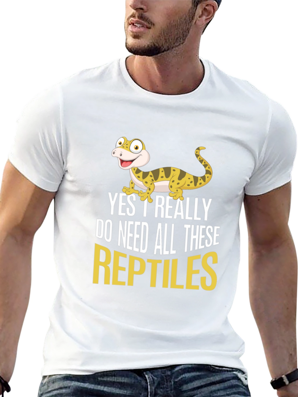 Reptile Lover T-Shirt - Gecko Graphic Tee