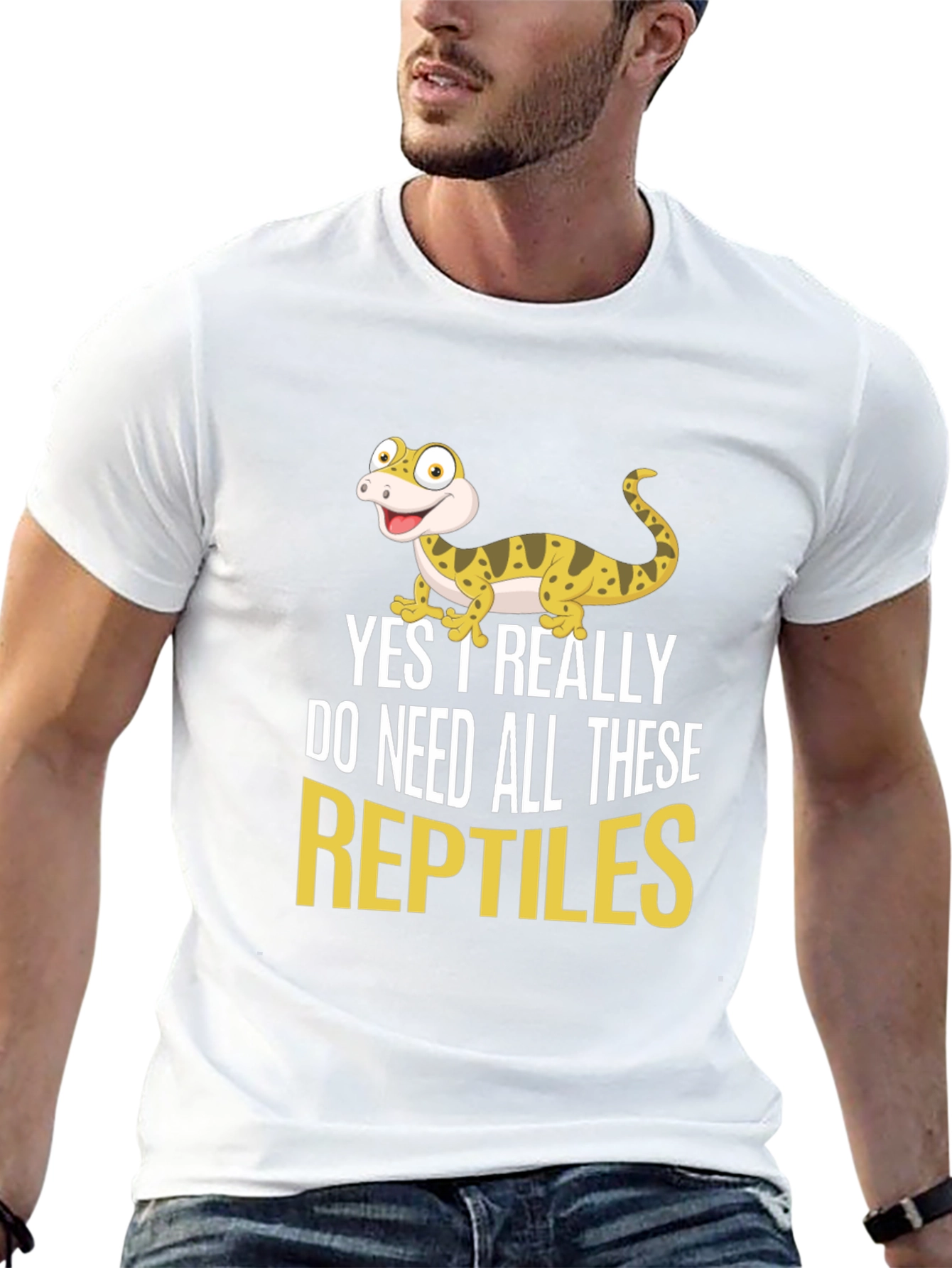 Reptile Lover T-Shirt - Gecko Graphic Tee