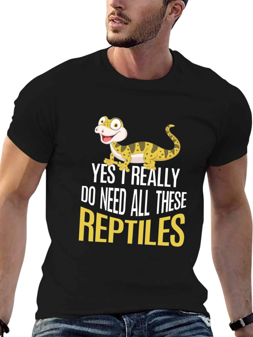 Reptile Lover T-Shirt - Gecko Graphic Tee