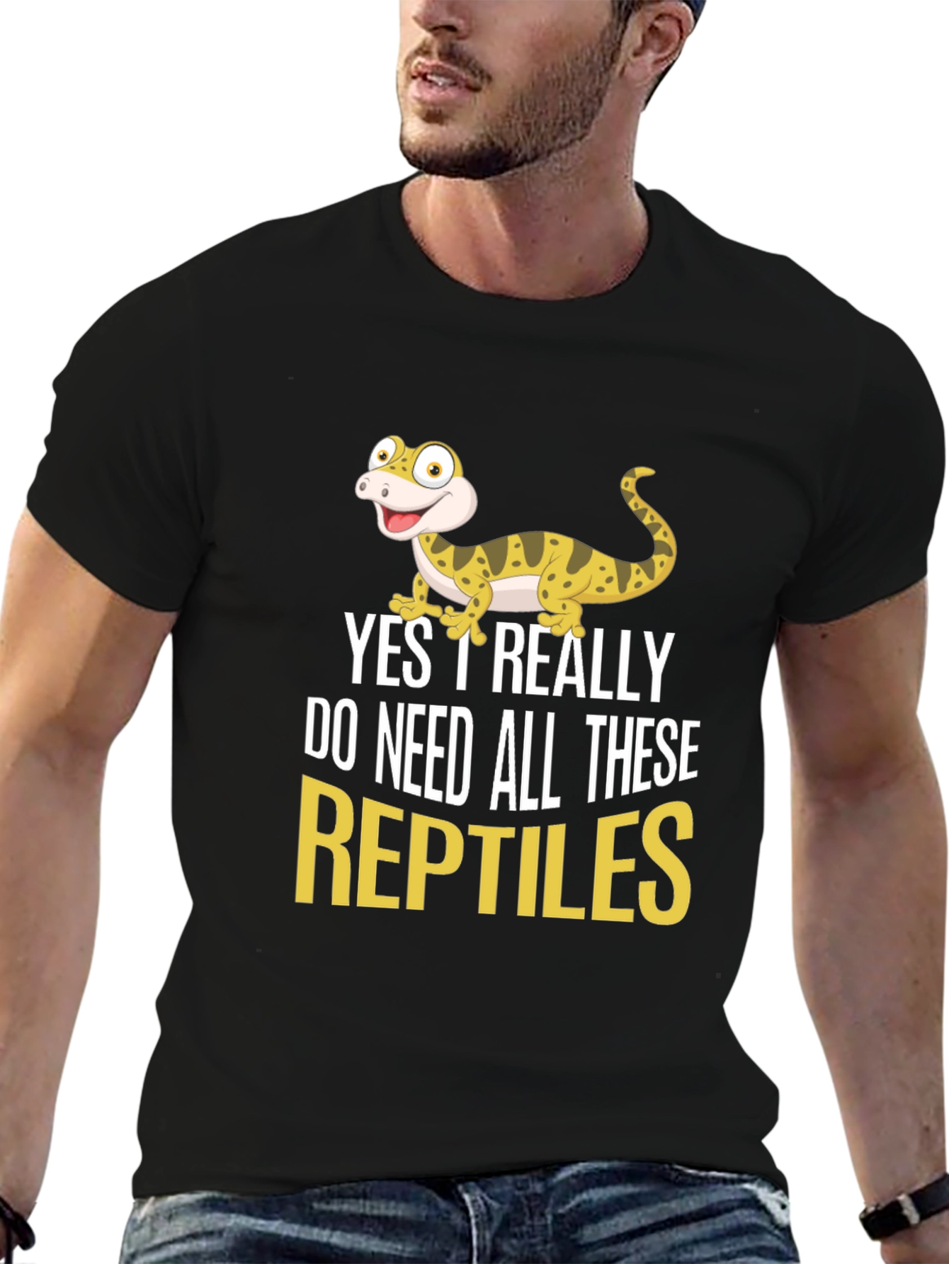 Reptile Lover T-Shirt - Gecko Graphic Tee