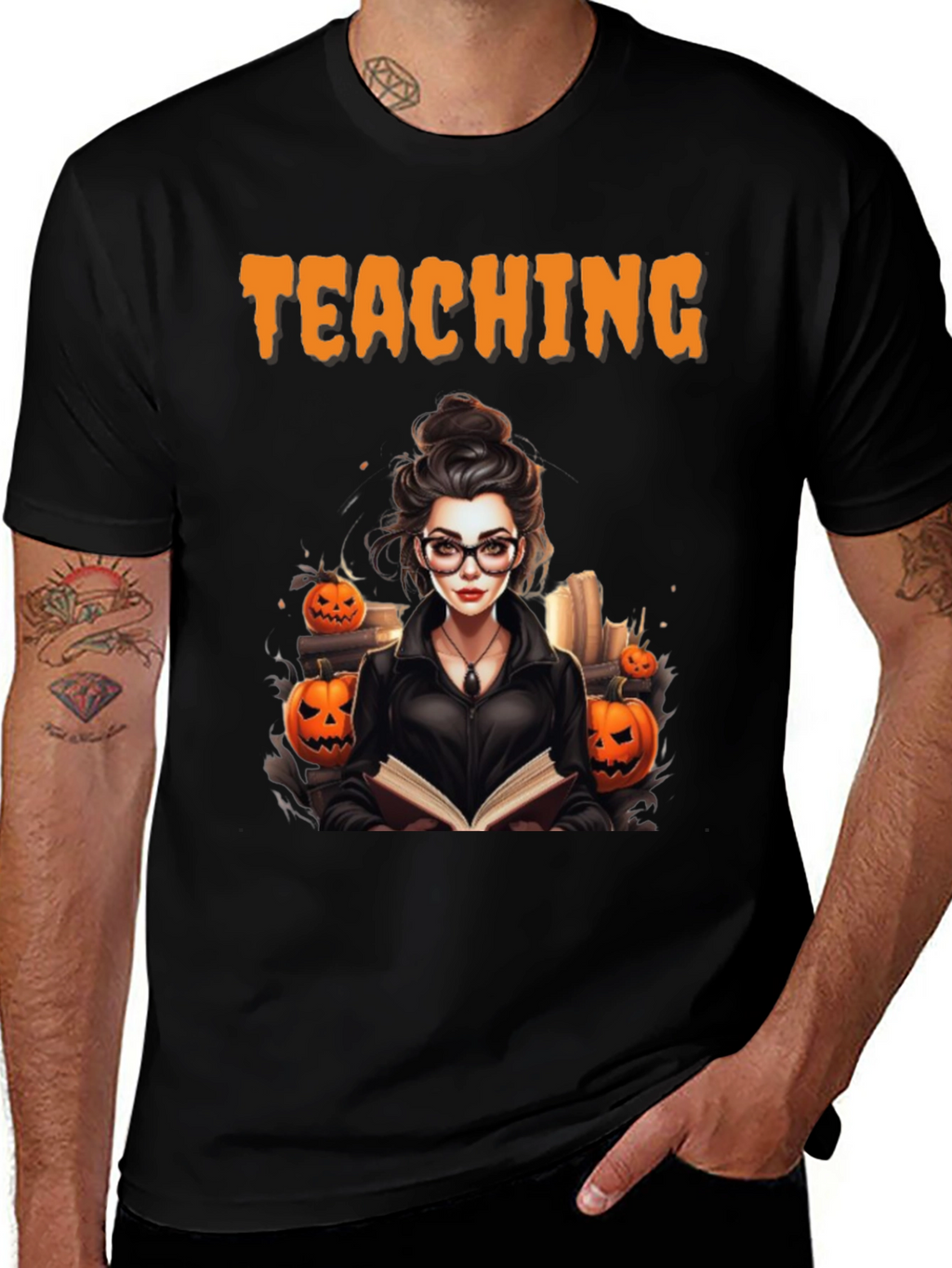 Halloween Teacher T-Shirt - Spooky Teaching Tee