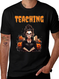 Halloween Teacher T-Shirt - Spooky Teaching Tee