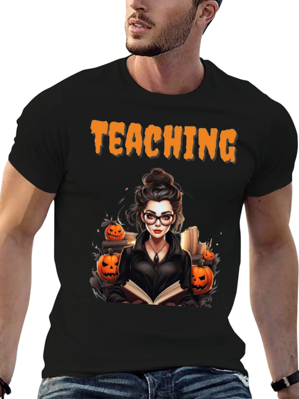 Halloween Teacher T-Shirt - Spooky Teaching Tee