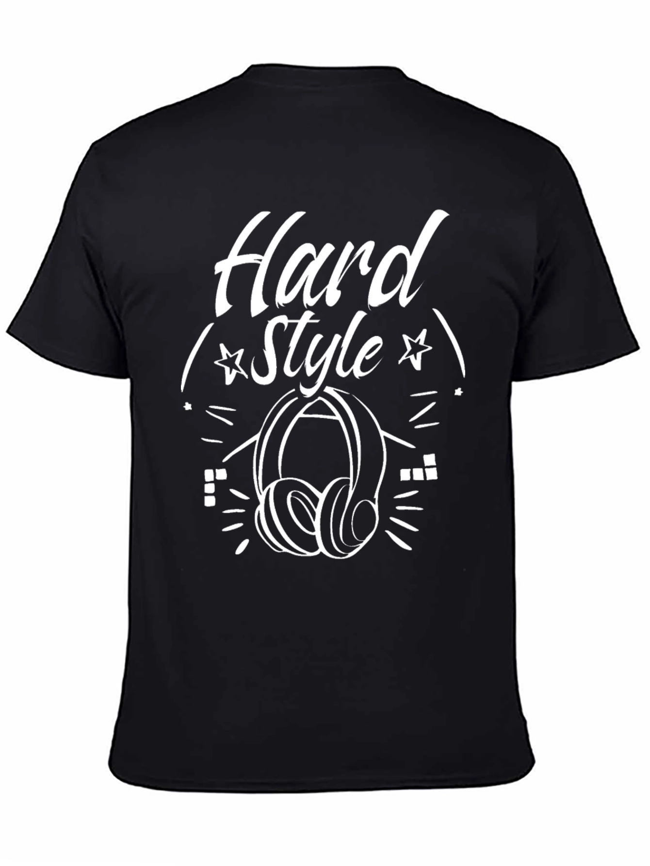 Hardstyle Headphones Graphic Tee - Black